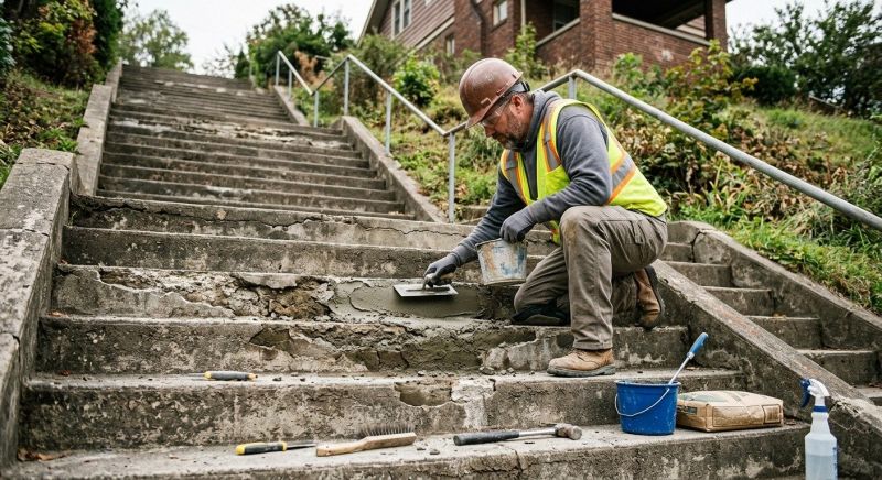 Walkway Repair in Des Moines, IA