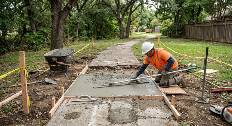Concrete Walkway Repair Service