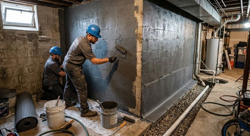 Basement Walls Waterproofing in Columbus, OH